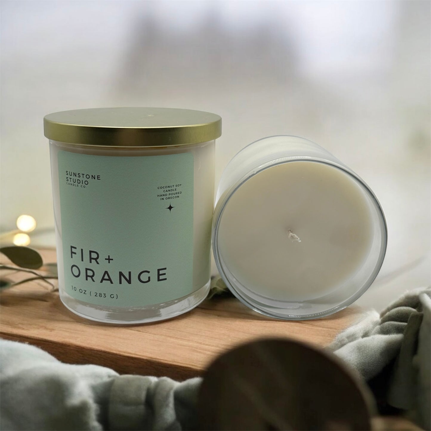 Fraser Fir & Blood Orange - 10 oz Glass Jar