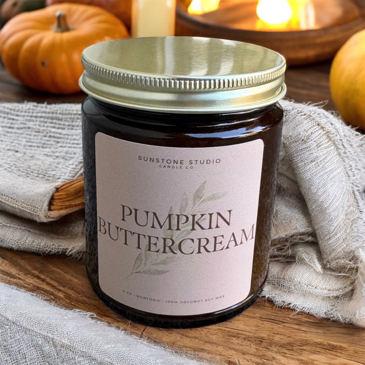 Pumpkin Buttercream Candle