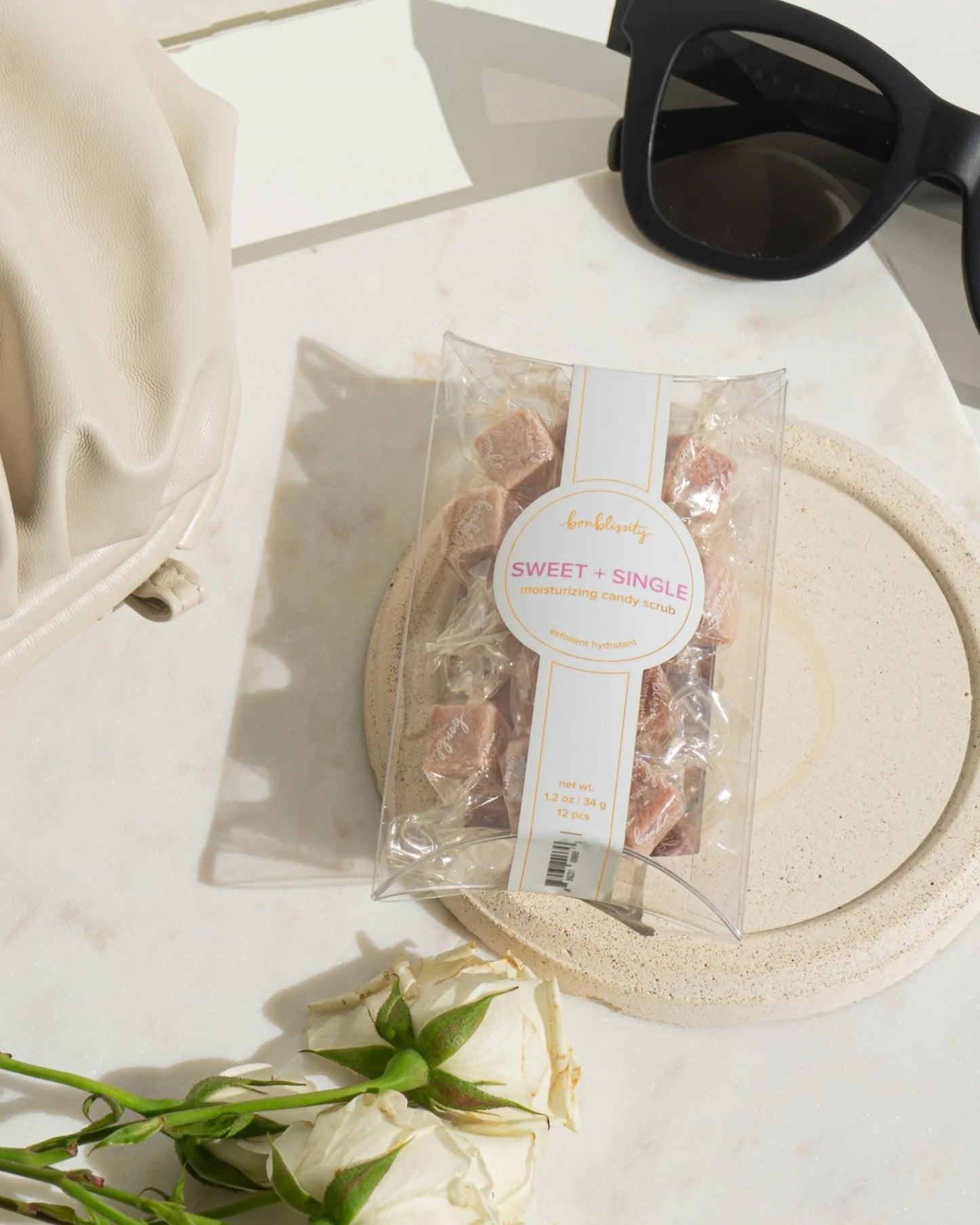 Bonblissity Sugar Cube Candy Scrub - Brown Sugar Vanilla