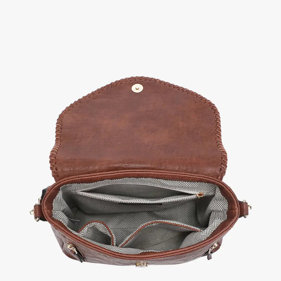 The Rowan Whipstitch Crossbody