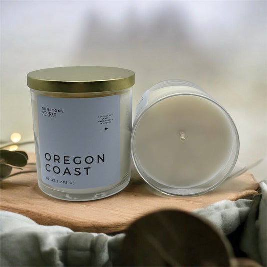 Oregon Coast - 10 oz Glass Jar