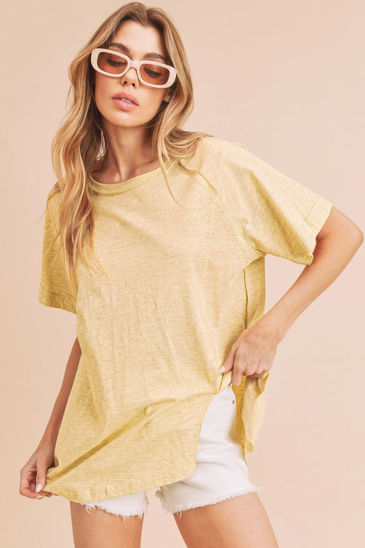 Dottie Crewneck Tshirt ‘yellow’