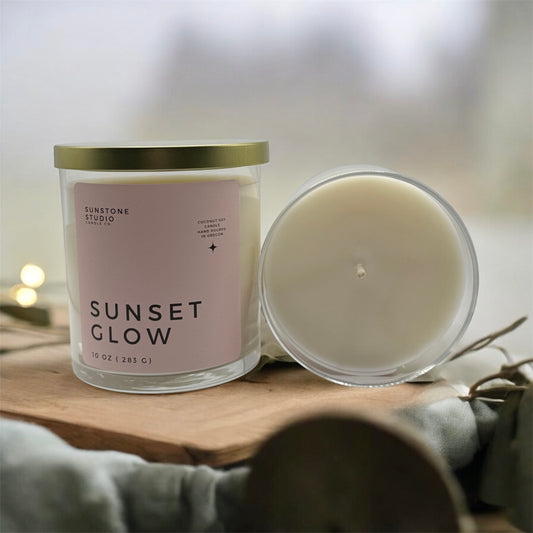 Sunset Glow - 10 oz Glass Jar