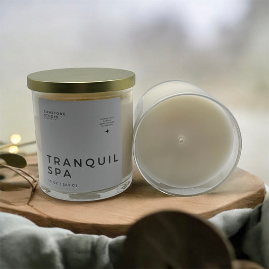Tranquil Spa - 10 oz Glass Jar