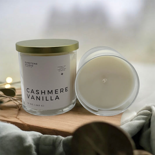 Cashmere Vanilla - 10 oz Glass Jar