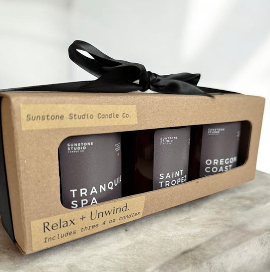 Candle Gift Set ‘Relax + Unwind’