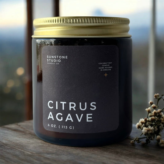 Citrus Agave - 4 oz Amber Jar