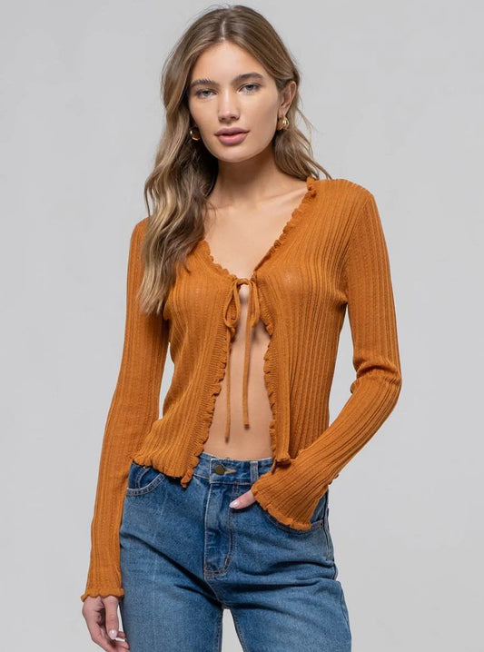 Amber Tie-Front Cardigan