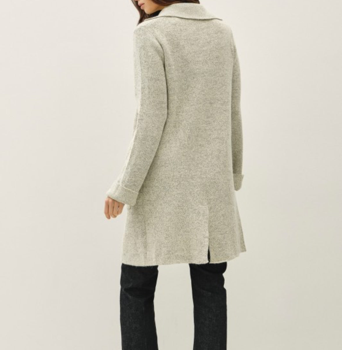 Soft Knit Longline Coatigan