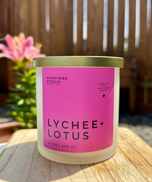 Lychee + Lotus 10 oz Candle