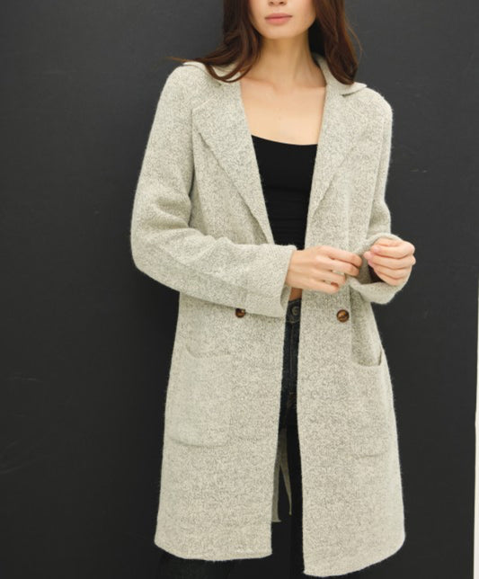 Soft Knit Longline Coatigan