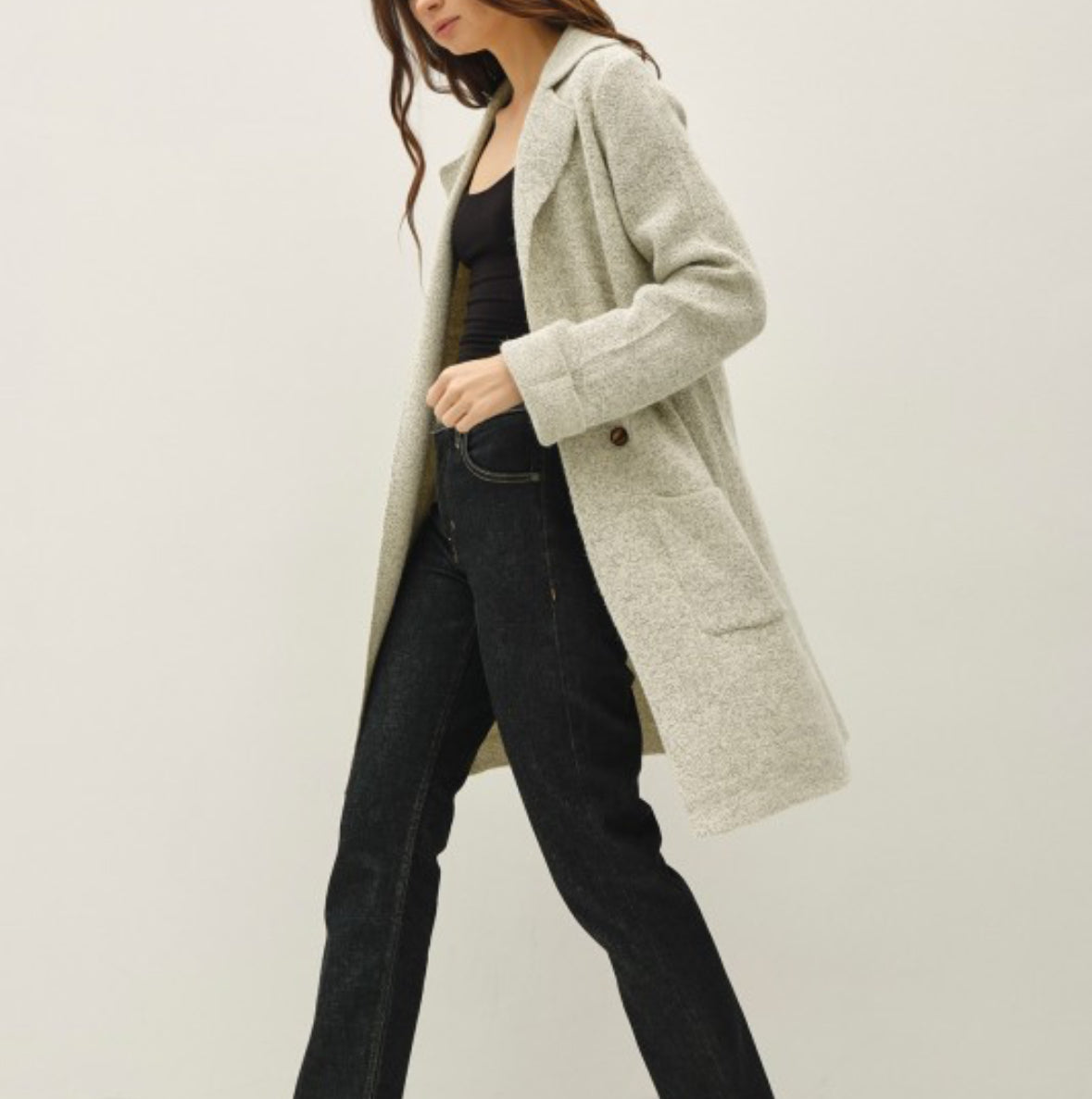 Soft Knit Longline Coatigan