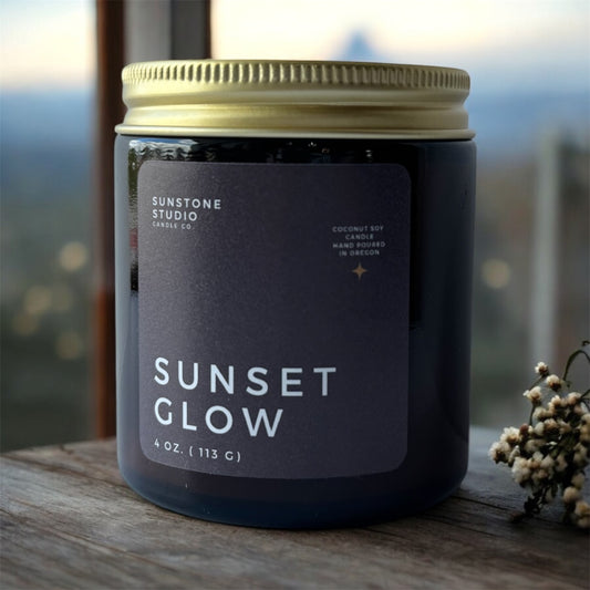 Sunset Glow - 4 oz Amber Jar