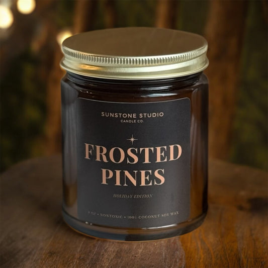 Frosted Pines 8 oz Coconut Soy Candle
